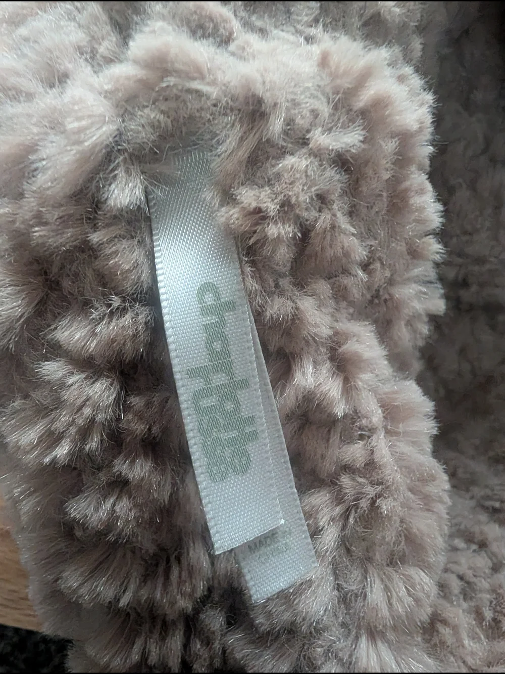 Smash + Tess Plush Infinity Scarf - Light Taupe